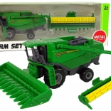 Combine harvester verde cu unitate suplimentară – jucărie pentru copii