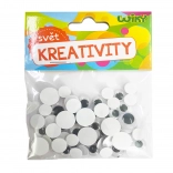 Ochii mobili – mix de dimensiuni, 60 buc