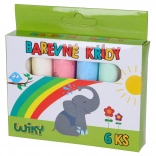 Crete colorate pentru trotuar, 6 buc