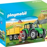 Set de figurine Country: tractor cu remorcă