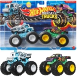 Hot Wheels Monster Trucks Bionic Bruiser vs Test Subject – set de 2 mașini