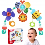 Woopie Baby arc cu jucării pentru pătuț, cărucior și scaun auto