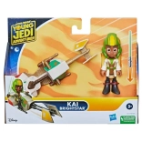 Star Wars Young Jedi Adventures – speeder și figurină Kai Brightstar