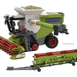 Set de construcție Brixies Plus Claas Lexion 8900 Terra Trac cu remorcă