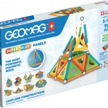 Geomag Supercolor Panels seturi magnetice reciclate 78 piese