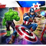 Puzzle 24 maxi bucăți în lumea Avengers
