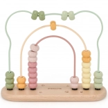 Labirint cu bile din lemn POLARB pentru primele calcule