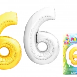 Balon gonflabil în formă de cifra 6