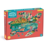 Puzzle în formă de țestoasă – zone umede, 300 de piese – Mudpuppy