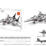 Set de construcție avion de vânătoare, 223 piese