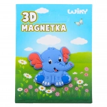 Magnet în formă de elefant 4,5 cm