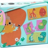 Djeco duo puzzle – ouă vesele