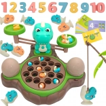 Joc educațional Dinozaur cu greutate și prinde de la WOOPIE