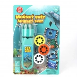 Lanternă și proiector cu animale marine pentru copii