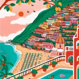 Puzzle Trefl Premium Plus Italia Positano 1000 piese