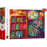 Puzzle 3000 piese Seară cu puzzle-uri