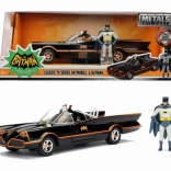 batmobil 1966 model clasic 1:24 cu figurină batman