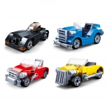 Set de construcție Sluban hot rod pentru copii