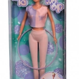 Păpușa Steffi cu cerc Hula Hoop