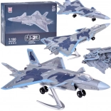 Set construcții model avion de luptă J-20 1:100