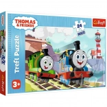 Puzzle 24 maxi – Thomas și Percy pe șine Thomas & Friends