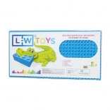 Bază de construcție albastră Junior 16x32 puncte