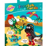 STNUX Bilete răzuibile cu dinozauri