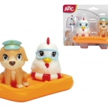 Bărcuță plutitoare pentru baie cu animăluțe – câine și pui