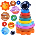 Puzzle din lemn cu temă spațială