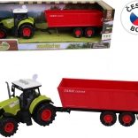 Tractor cu remorcă cu lumină și sunet