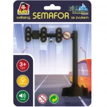 Semafor cu efecte luminoase și sonore