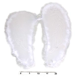 Aripi de înger cu pene 47 × 47 cm