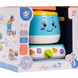 Aragaz interactiv cu oală și sortator de forme