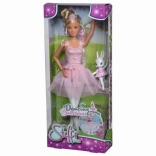 Păpușa Steffi Love – balerină dansatoare cu iepuraș