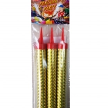 Fântâni de petrecere aurii 12 cm, 3 buc.