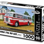 Puzzle Retro-Auta 2koda 706 RO Lux 1951 1000 piese