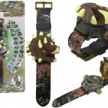 Ceasuri pentru copii cu proiecție 3D a motivelor dinozaurilor