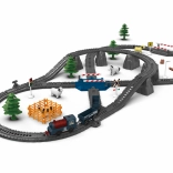 Circuit feroviar cu efecte 112 × 61 × 7,5 cm