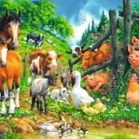 Puzzle Animăluțe XXL 100 piese