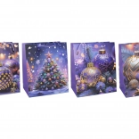 Pungă cadou de Crăciun L 31 × 40 × 12 cm