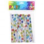 Trâmbițe petrecere buline 20 cm