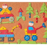 Woody Placă cu forme de bătut – mijloace de transport