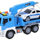 Cap tractor cu mașină și efecte