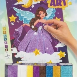 Tablou Mozaic Zâna Mov 30x21 cm