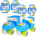 Patine cu role ajustabile pentru copii cu protecții