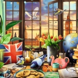 Puzzle Trefl Premium Plus Timp pentru Ceai 1000 piese