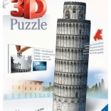 Puzzle 3D Ravensburger Turnul Înclinat din Pisa 216 piese
