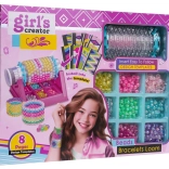 Set pentru realizarea brățărilor cu război de țesut și accesorii