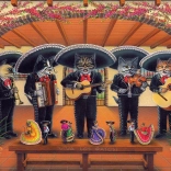 Art Puzzle grupă de flamenco pisicesc 500 piese