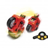 Motocicletă cu telecomandă și efecte